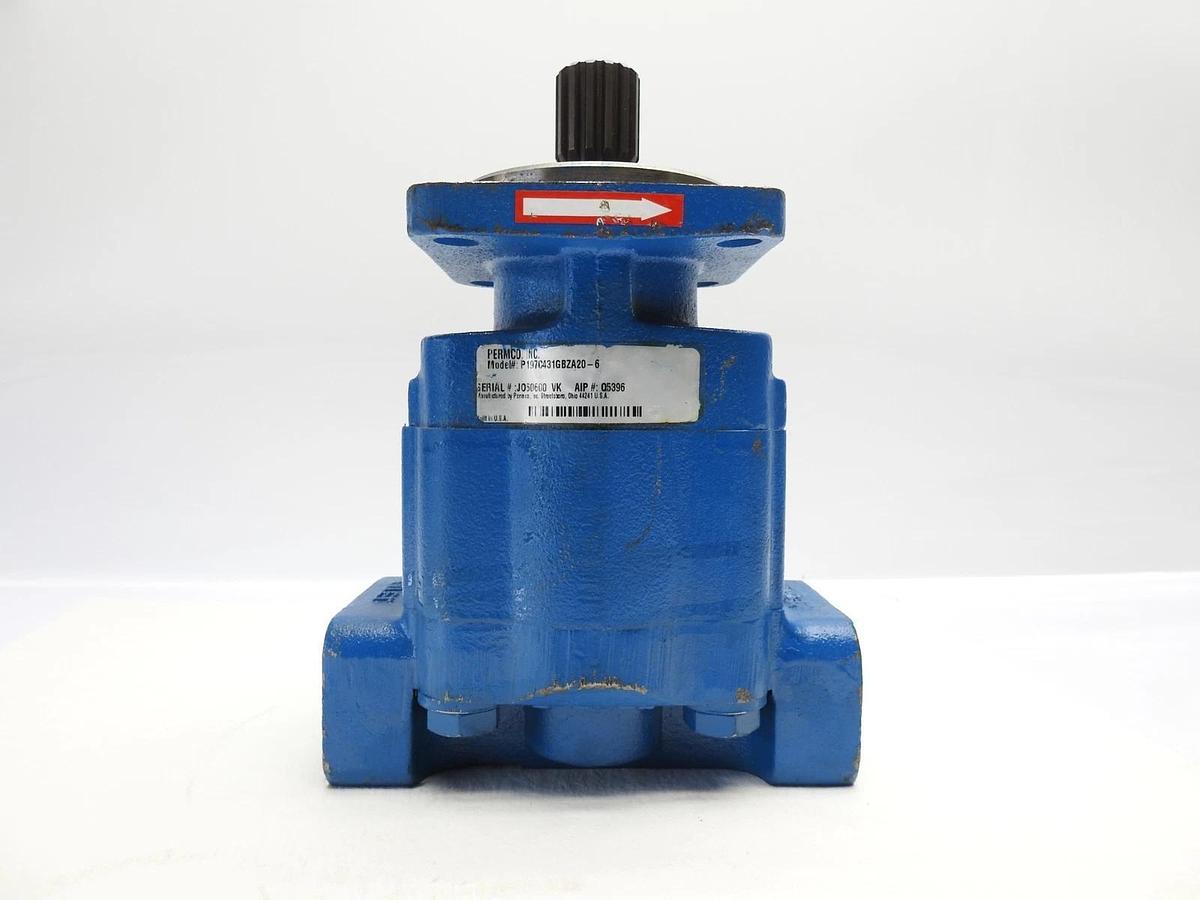 Permco P197 Hydraulic Gear Pump P197C431GBZA20-6, P197C431GBZA20 (4 Bolt, 14T)