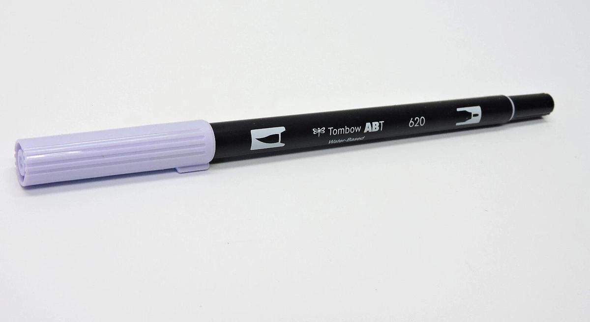 (Lot of 6) - Tombow 56569 Dual Brush Pen Art Marker, ABT 620 Lilac - NEW!