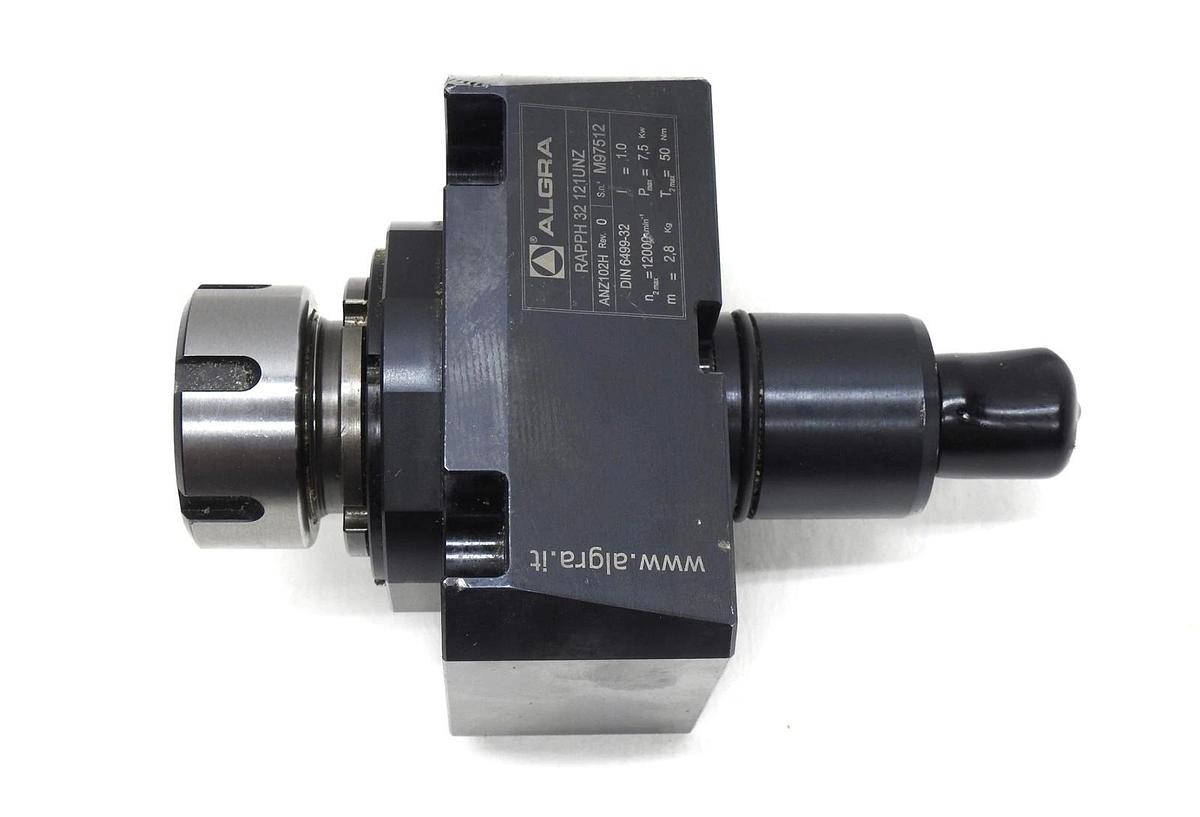 Algra RAPPH 32 121UNZ Driven Tool Holder TENON ER32-EXT Coolant Supply: EC