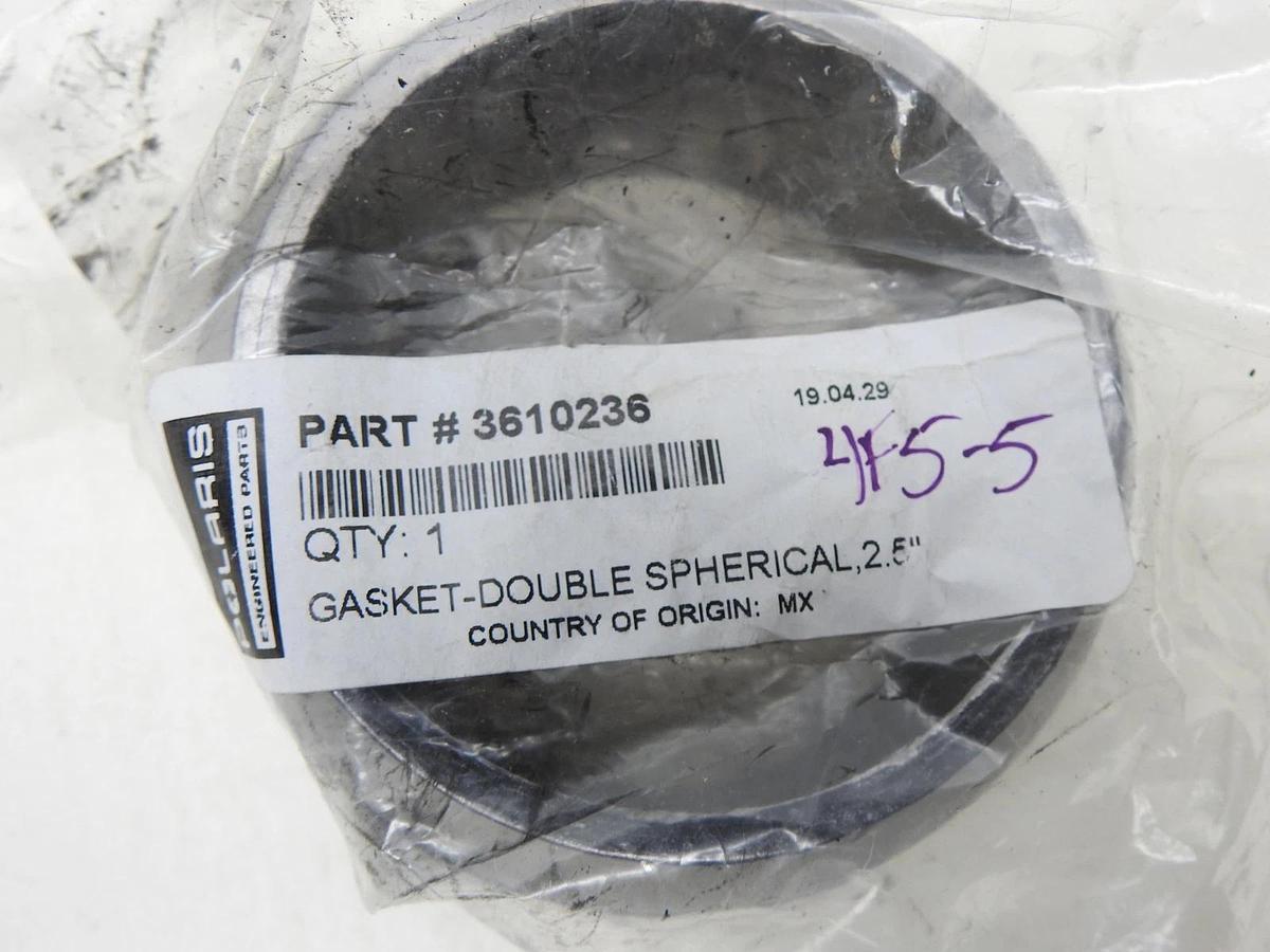 OEM Polaris 3610236 GASKET-DOUBLE SPHERICAL 2.5" RZR 1000 XP (For: Polaris) NEW