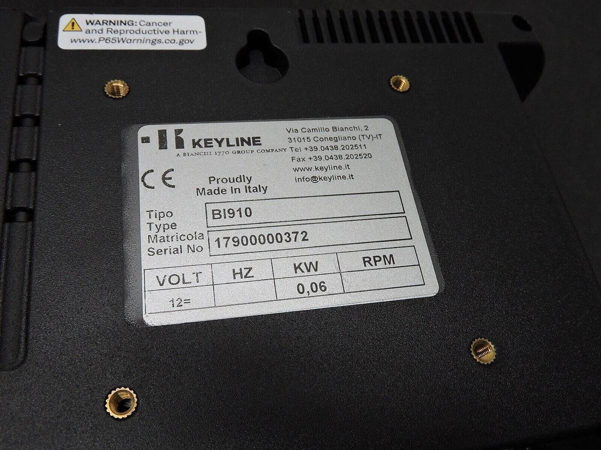 Keyline BI910 Gymkana 994 Replacement Console for Key Cutting 435-BI910 -New Oth