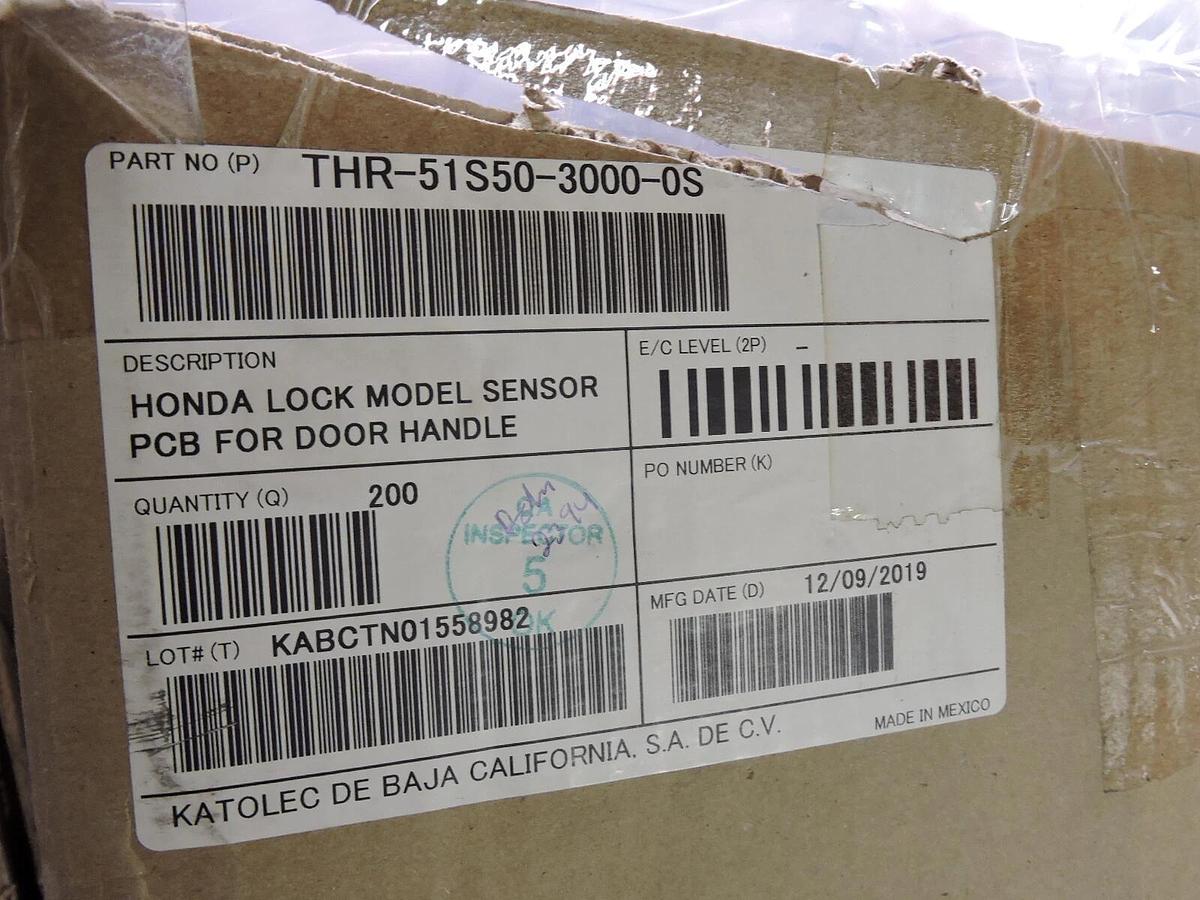 LOT OF 200 - THR-51S50-3000-0S Honda Lock Model Sensor PCB for Door Handle