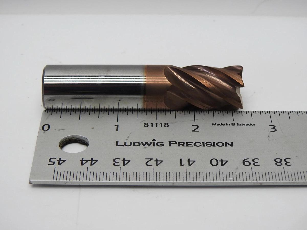 5/8" 5 Flute Carbide End Mill High Performance CNC Milling Cutter Tool - NEW!