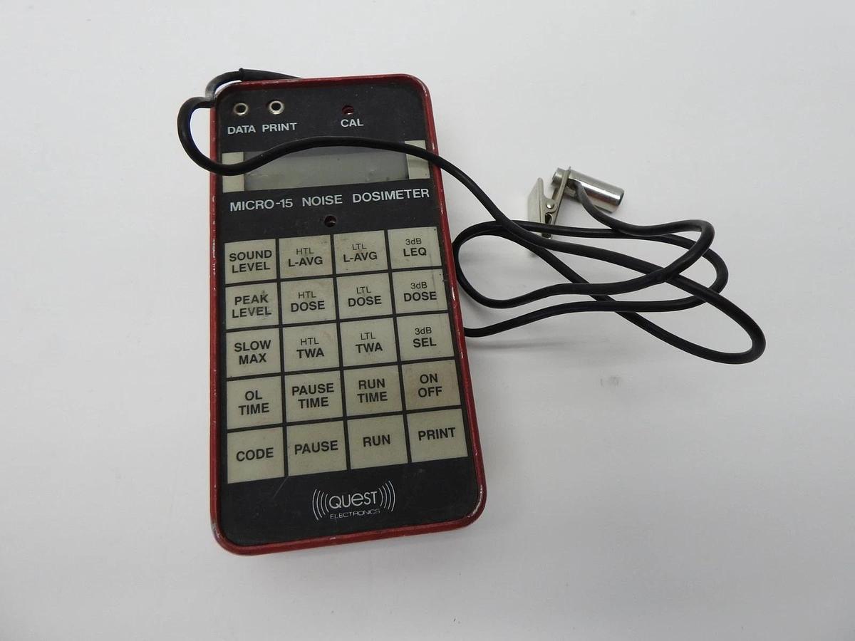 Quest Electronics Model Micro-15 Permissible Noise Dosimeter - Used