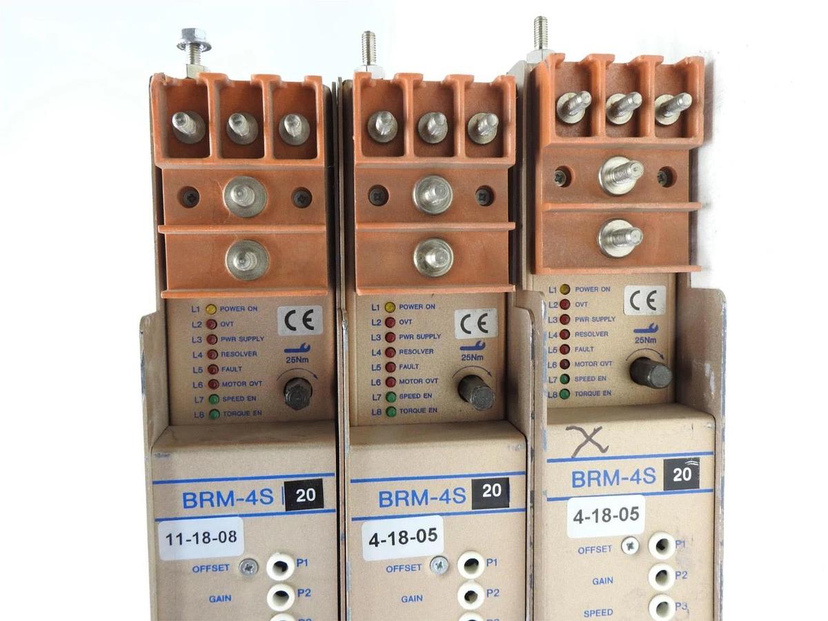 Lot of 3 - Vickers BRM-4S-20 Servo Drive BRM 4S20 BRM-4S 20 - AS IS