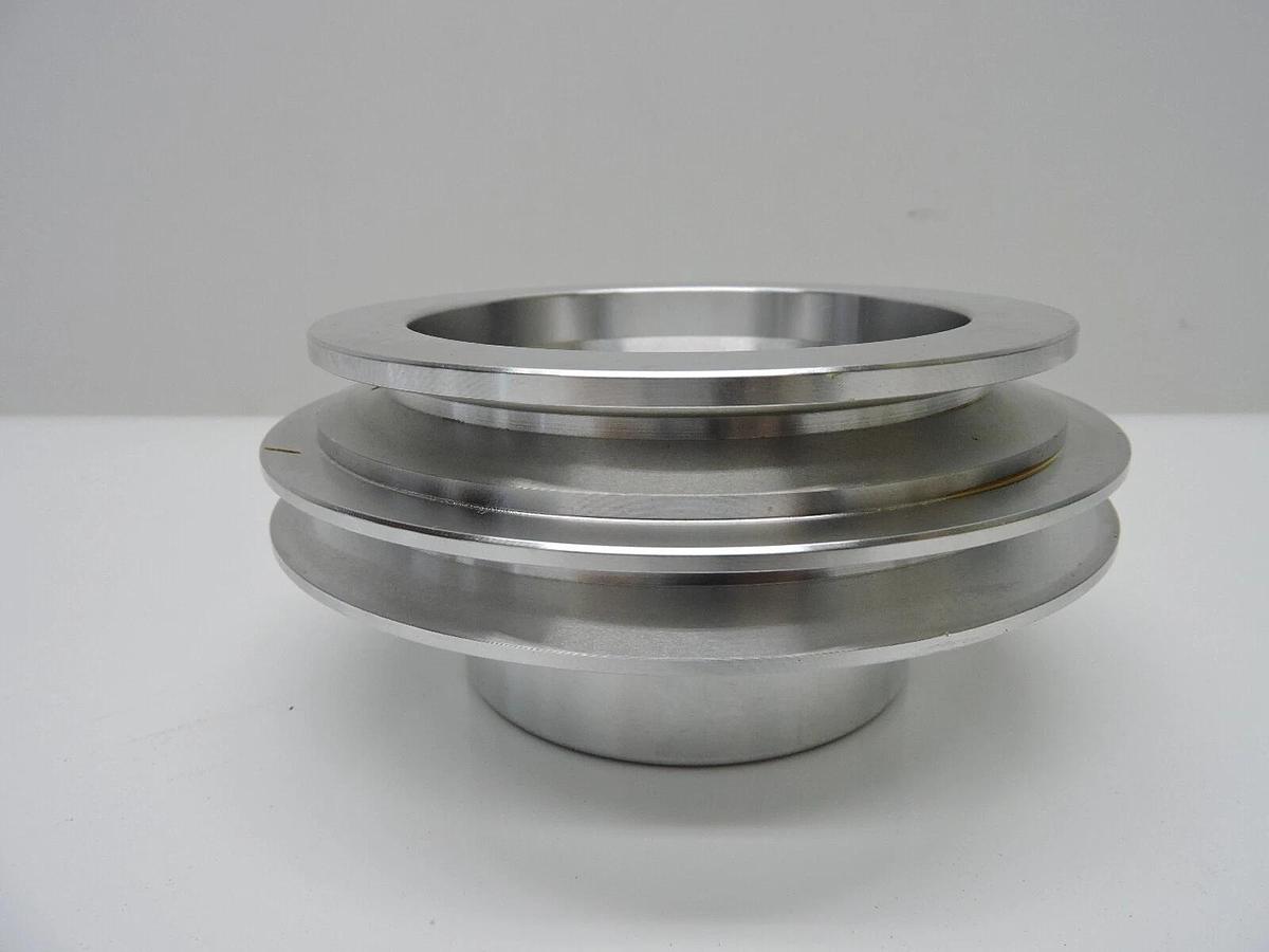 1969-1977 Chevy Chevelle Big Block Satin Aluminum Water Pump Pulley Double Groov