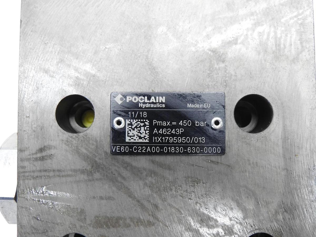 Poclain VE60-C22A00-01830-630-0000 Exchange/flushing Valve VE60 for Transmission