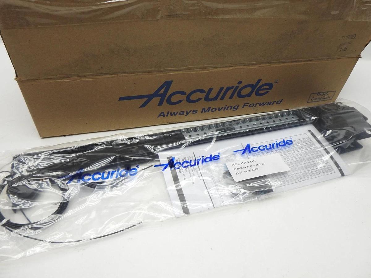 Lot of 4 Accuride CB1432-22D BLACK 1432 Cable System Flipper Pocket 22" Door Kit
