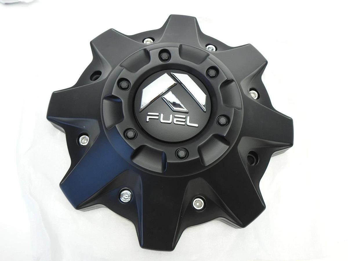(4 PACK) Fuel Offroad 1002-53B Cap M-447 Black 8 Lug Wheel Center Cap - OEM NEW!