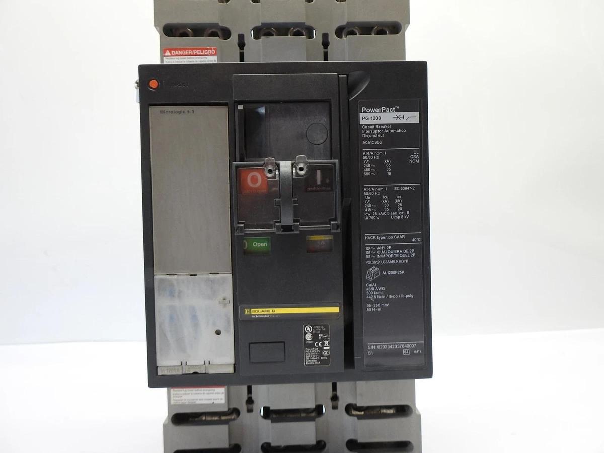 Cummins ONAN A051C966 Breaker PowerPact PG1200 PGL36120U33A
