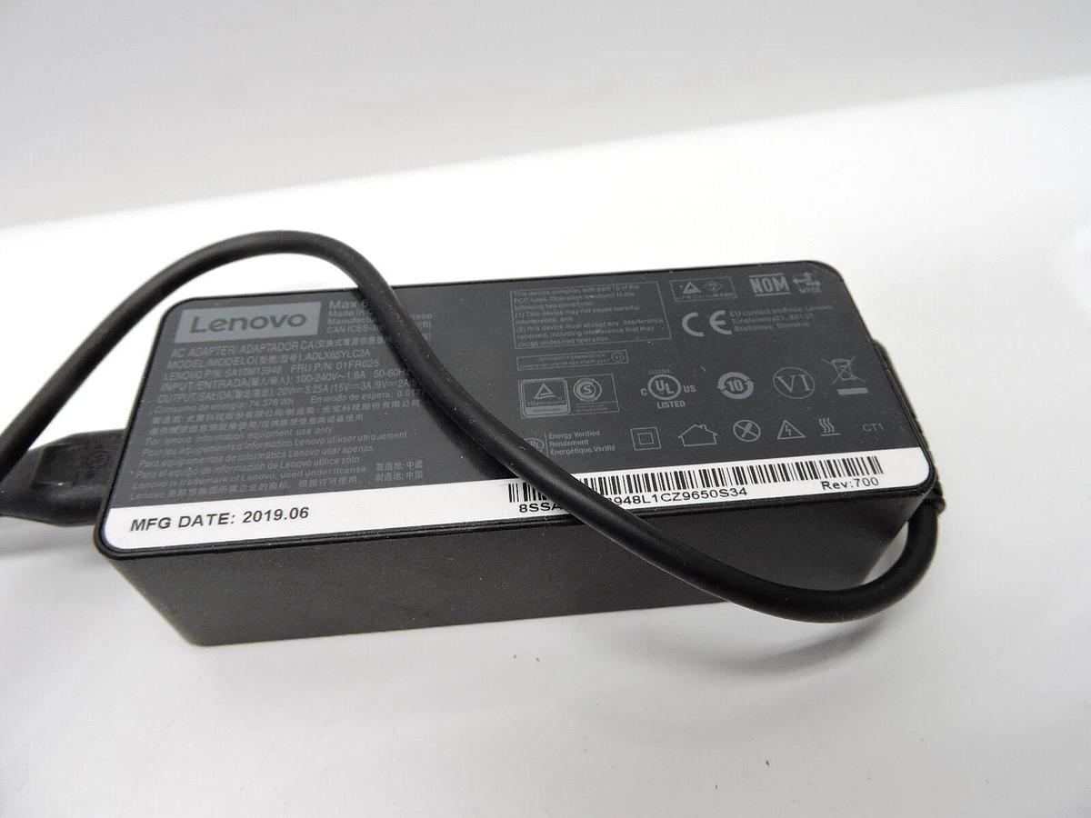 GENUINE NEW Lenovo Laptop Charger AC Power Adapter USB-C Type C 20V 3.25A 65W