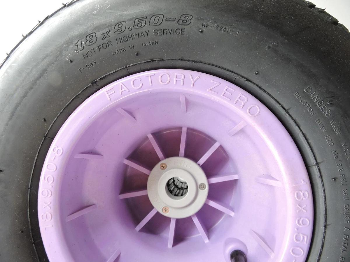 (Set of 2) - FACTORY ZERO Wheel / Tire Replacement TA30F (18 x 9.50-8) - NEW!