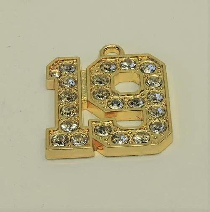 Jostens 19 Status Tassel Charm Gold And Silver - CHARM - x500 Lot