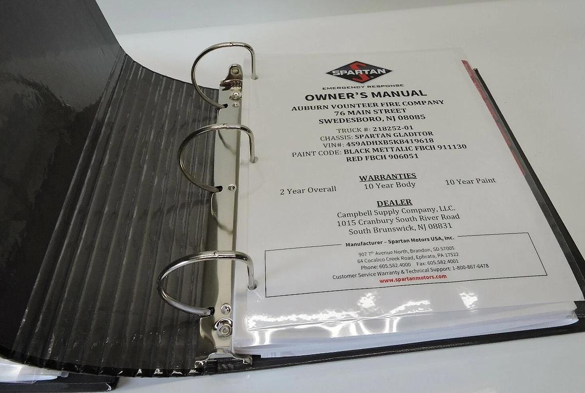 x2 Spartan Emergency Response Owner's Manual's