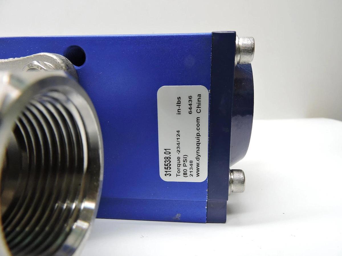 DynaQuip Controls DynaMatic Automated Ball Valve 1" 315538.01 - NEW!