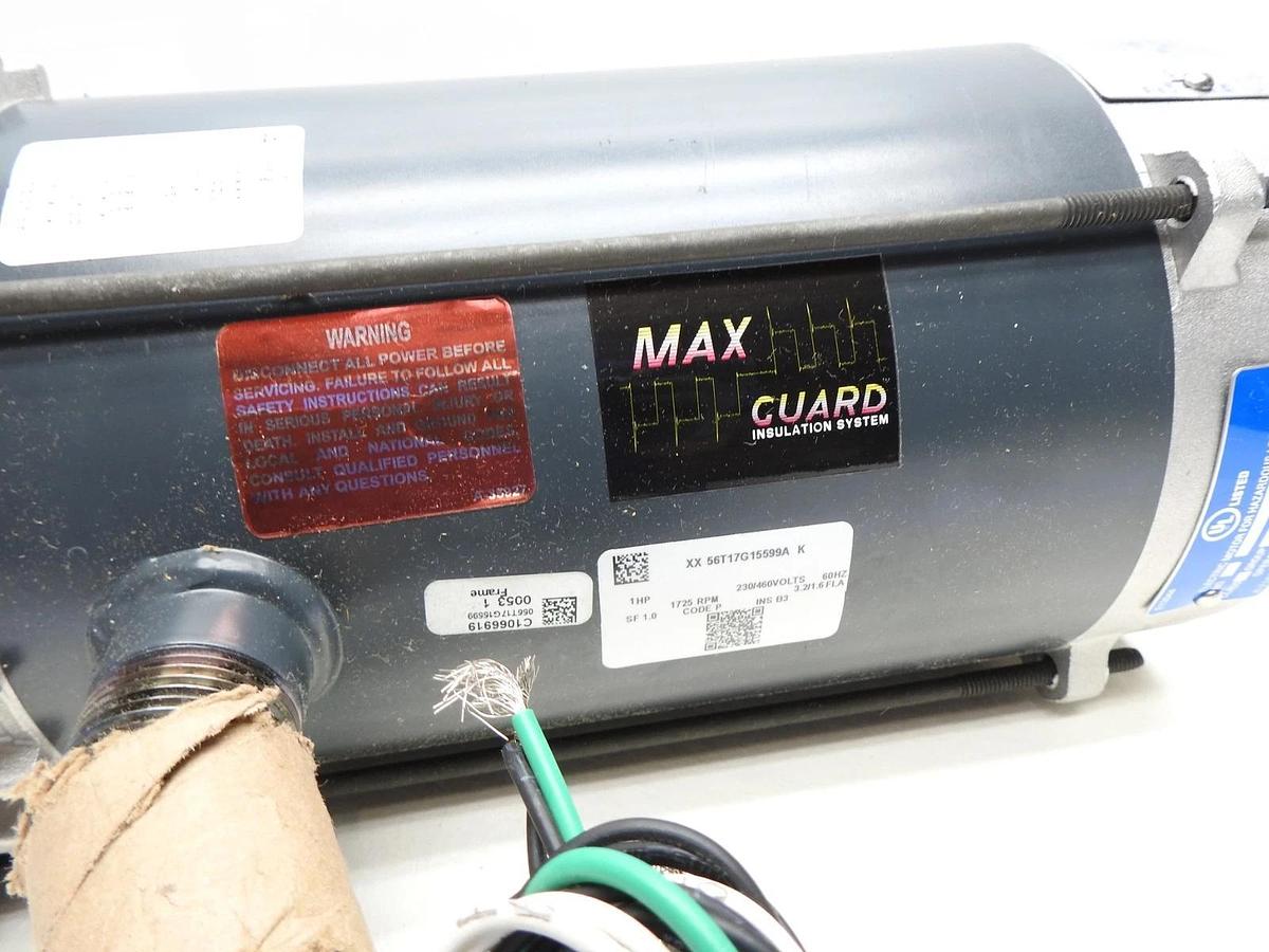 MARATHON G841A 1HP 1765RPM 56C EPFC 3PH EXPLOSION PROOF CHEM DUTY MOTOR -NOB NEW