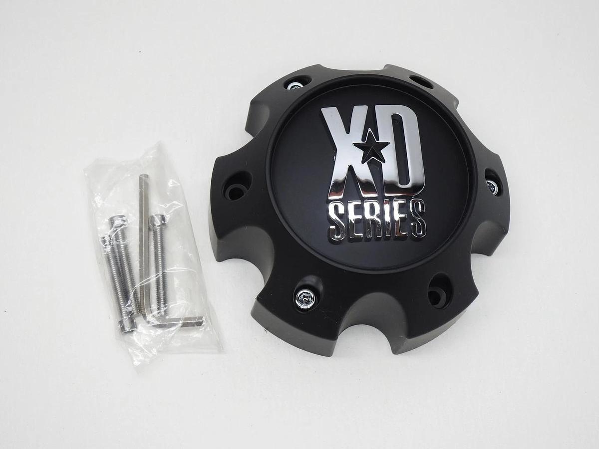 KMC XD Series Wheels 1079L145MB Matte Black Center Cap Six Lug - NEW w/ Screws!