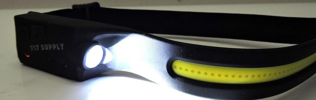 717 Supply LED Headlamp Light w/ Motion Sensor On/Off - NEW!