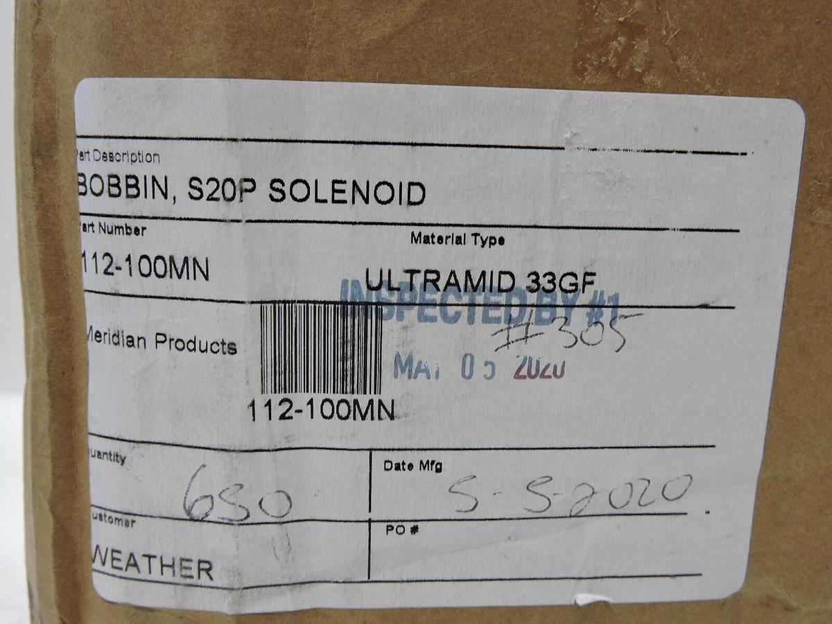 Weathermatic Bobbin, S20P Solenoid Ultramid 33GF (Inner Piece Replacement)