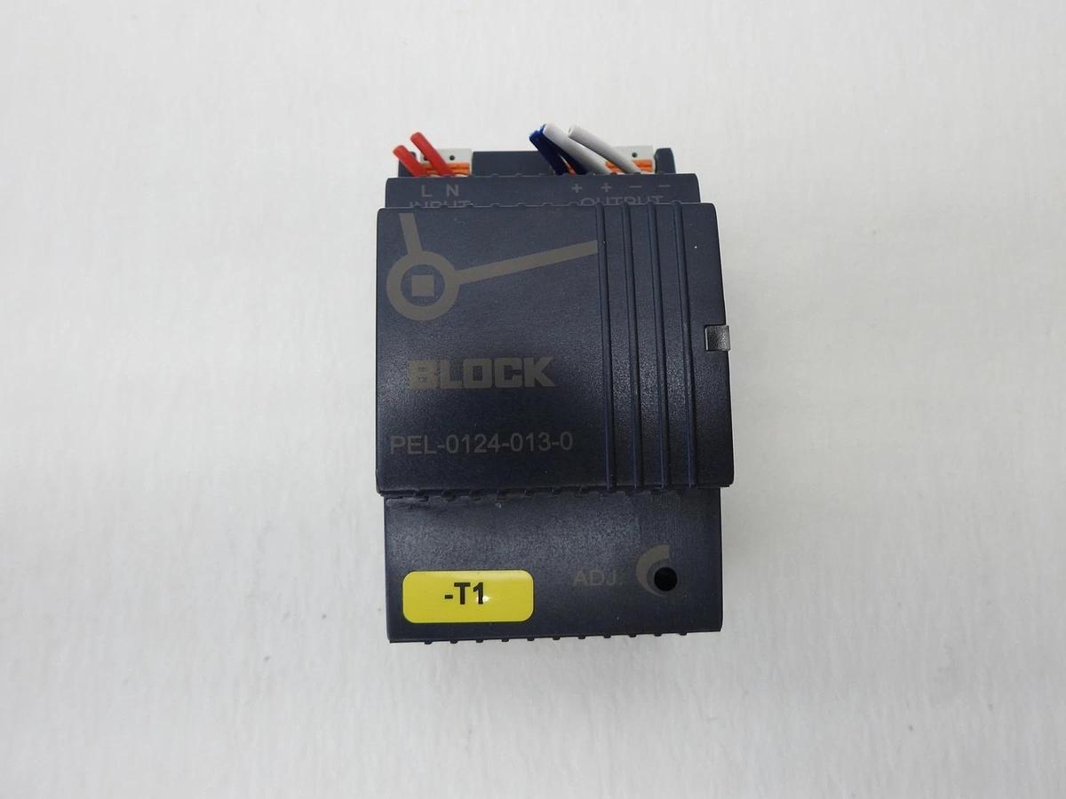 Block PEL-0124-013-0 Power Supply 100-240VAC In; 24VDC Out - NEW TAKEOUT
