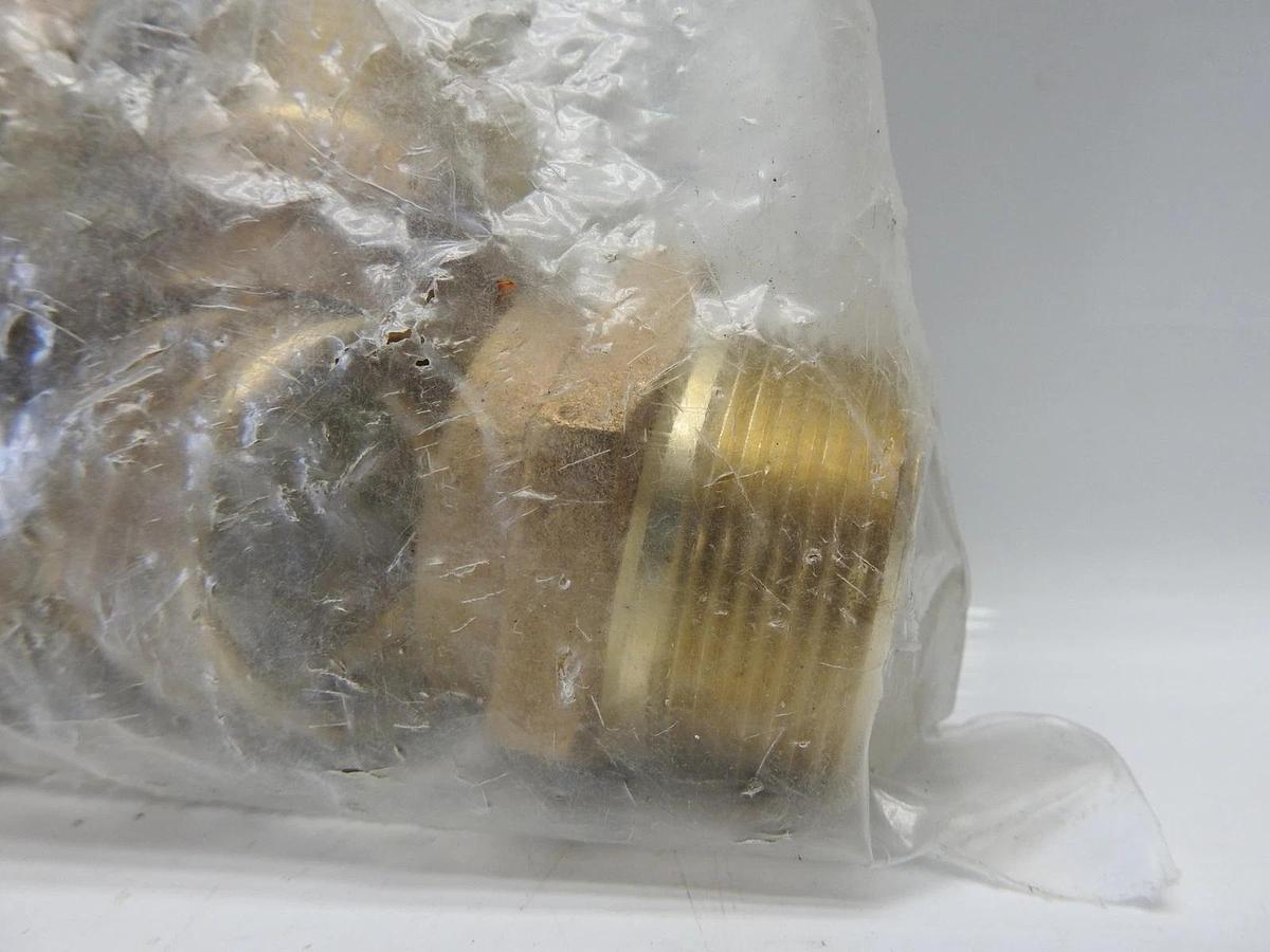 (5 P/K) Elkhart 5804 Cast Bronze Male Adapter C x MNPT 1-1/2" Male - NEW!