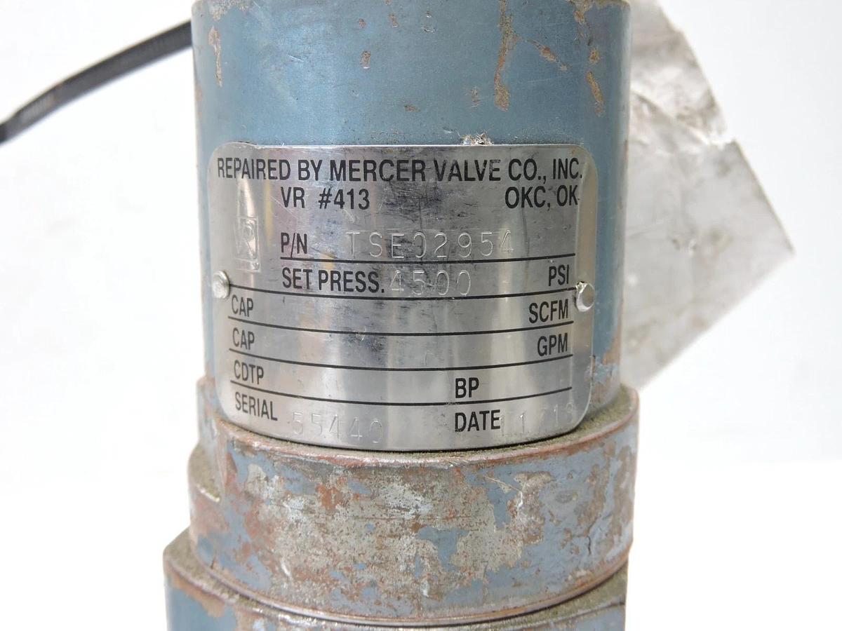 (Lot of 2) - Mercer Valve  91-M2C61P1541 3/4" Pressure Relief Valve