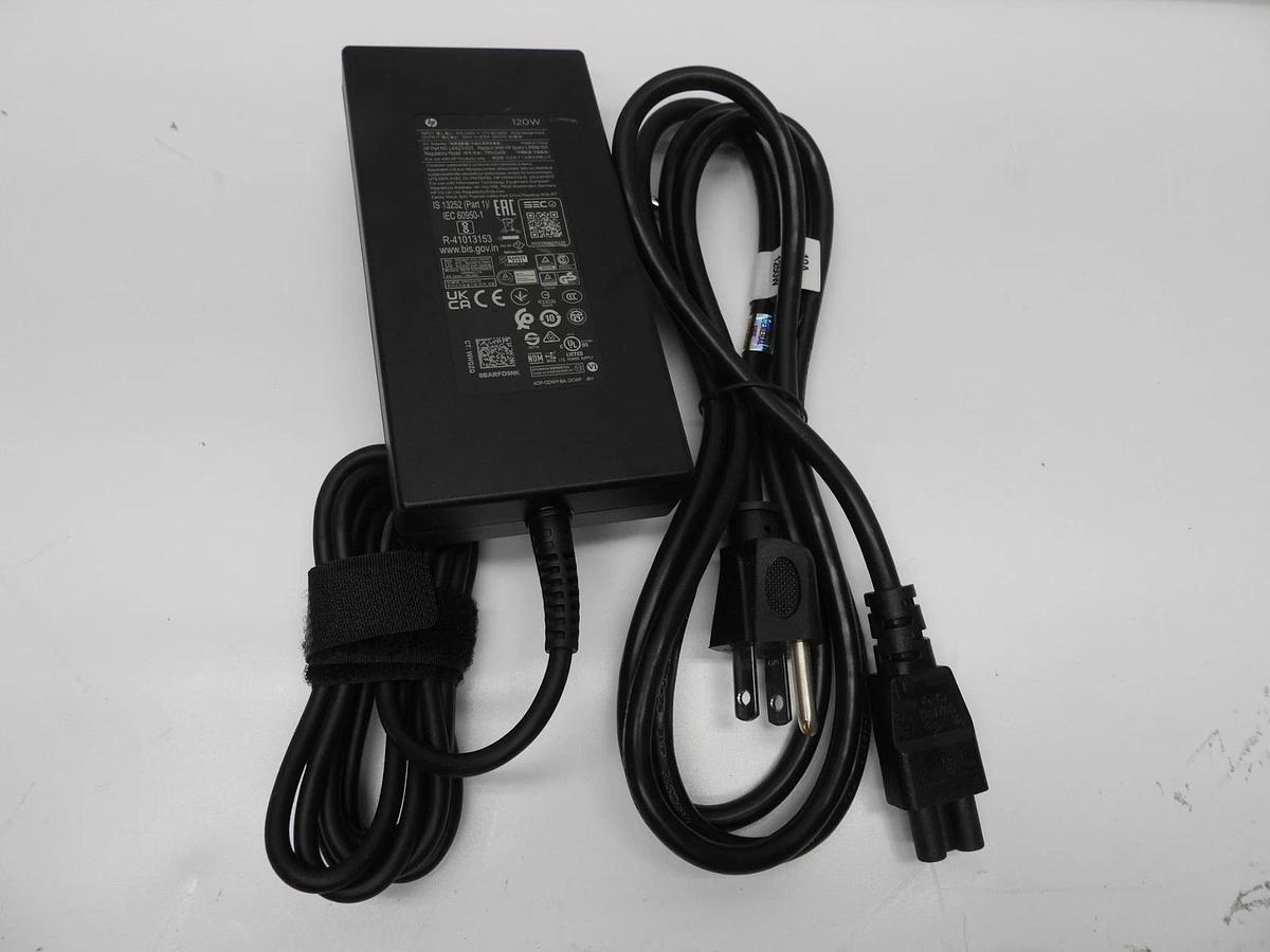 NEW HP 120w AC Power Adapter (TPN-DA19) with Power Cable (VG)