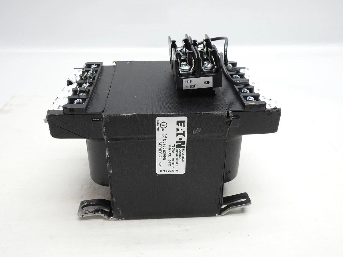 Eaton C0750E3AFB Type MTE Industrial Control Transformer 750VA, 50/60Hz