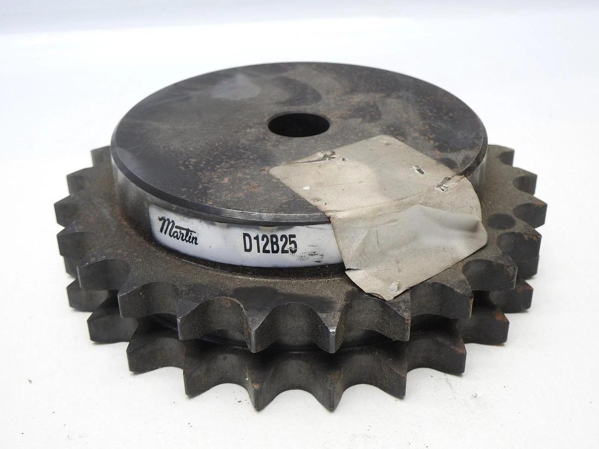 Martin D12B25 Metric Roller Chain Sprocket - NEW OLD STOCK
