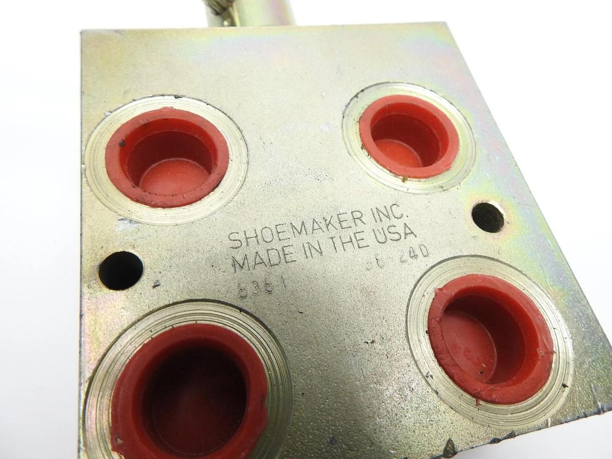 Shoemaker Inc. Hydraulic Diverter Multiplier Valve Block 8381 38 24D - BULK NEW!