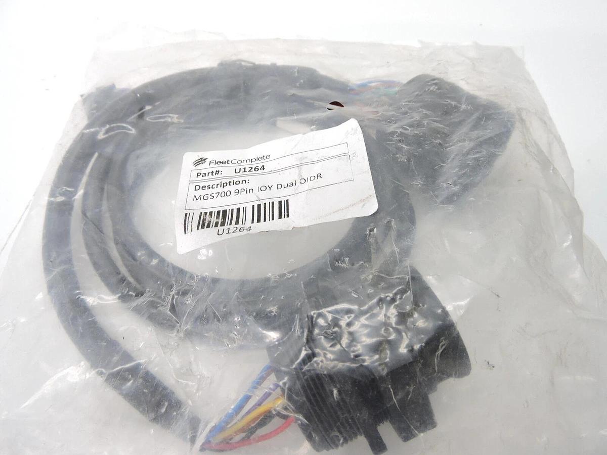 Fleet Complete U1264 MGS700 9 Pin IOY Dual DIDR Bundle Data/Power Cable - NEW