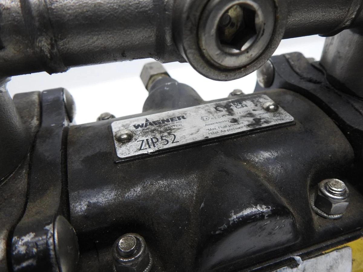 Wagner ZIP52 Air Operated Diaphragm Pump Pneumatic SPRAY Paint Zip 52 - UNTESTED