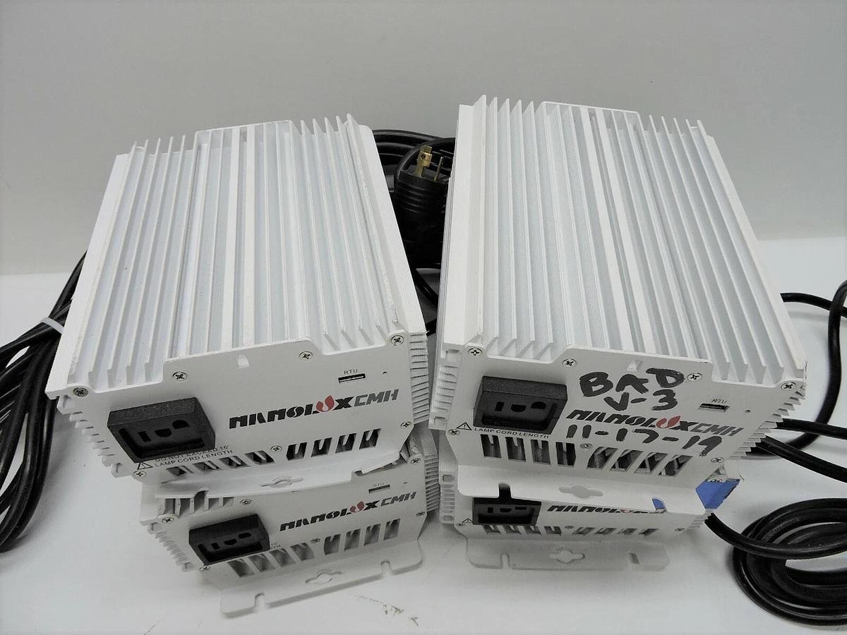 (LOT OF 4) Nanolux CMH 315 Remote Ballast - 120/240v CMH 315W - ASIS READ!