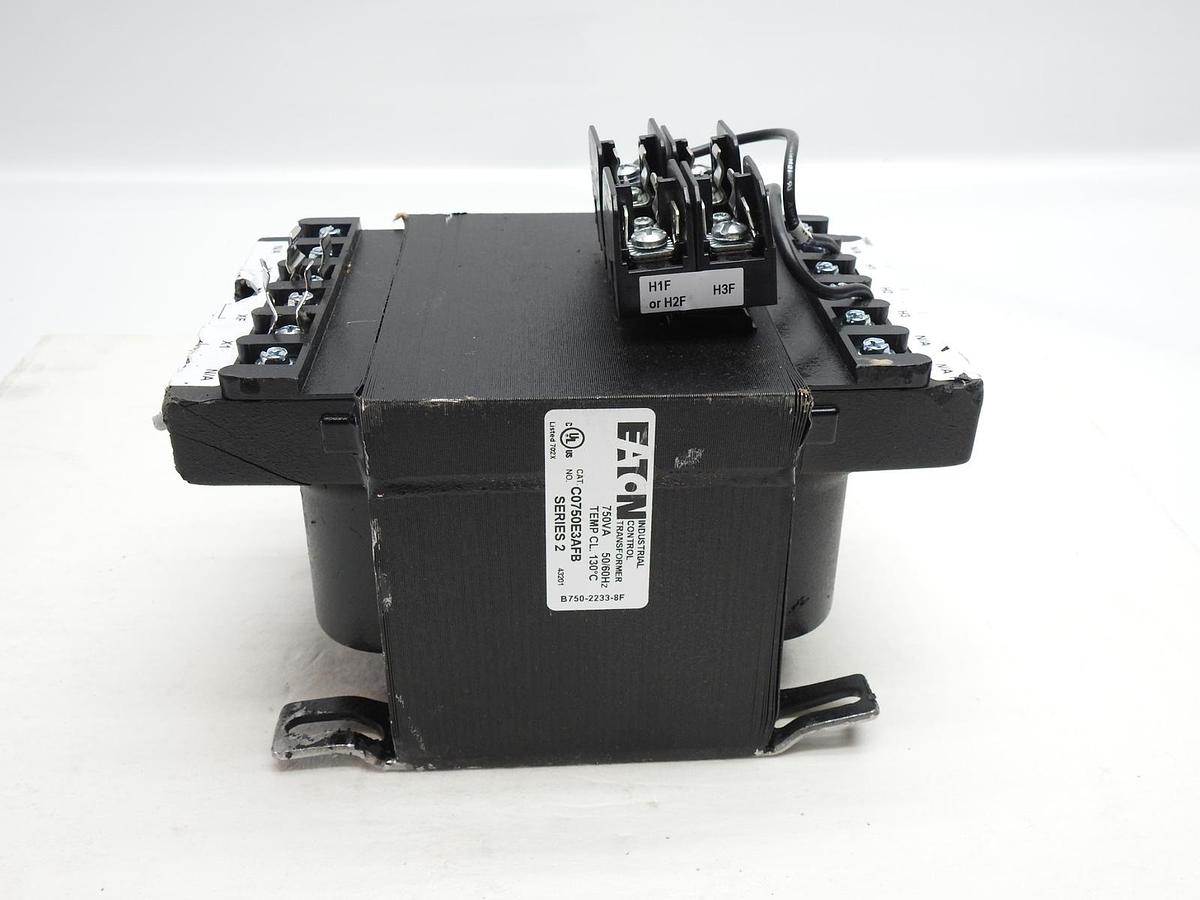 Eaton C0750E3AFB Type MTE Industrial Control Transformer 750VA, 50/60Hz