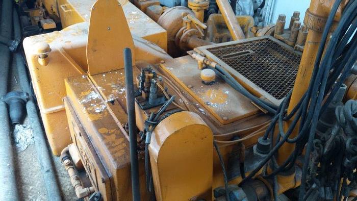 Used National JWS-165-L, 4x5 Triplex Mud Pump Package