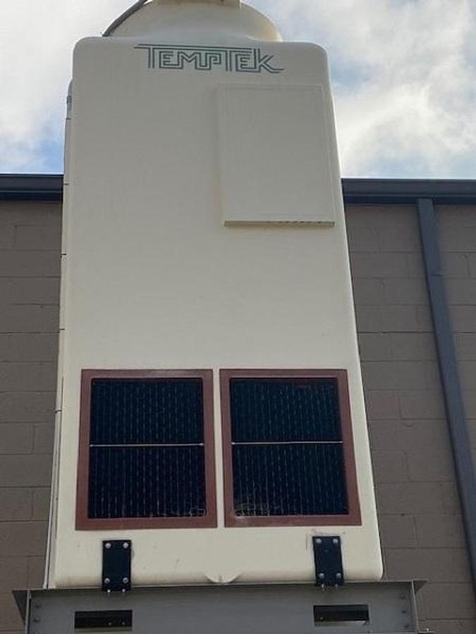 Used Temptek 45 Ton Tower Cell System
w/Tower, pump tank station & water treatment system