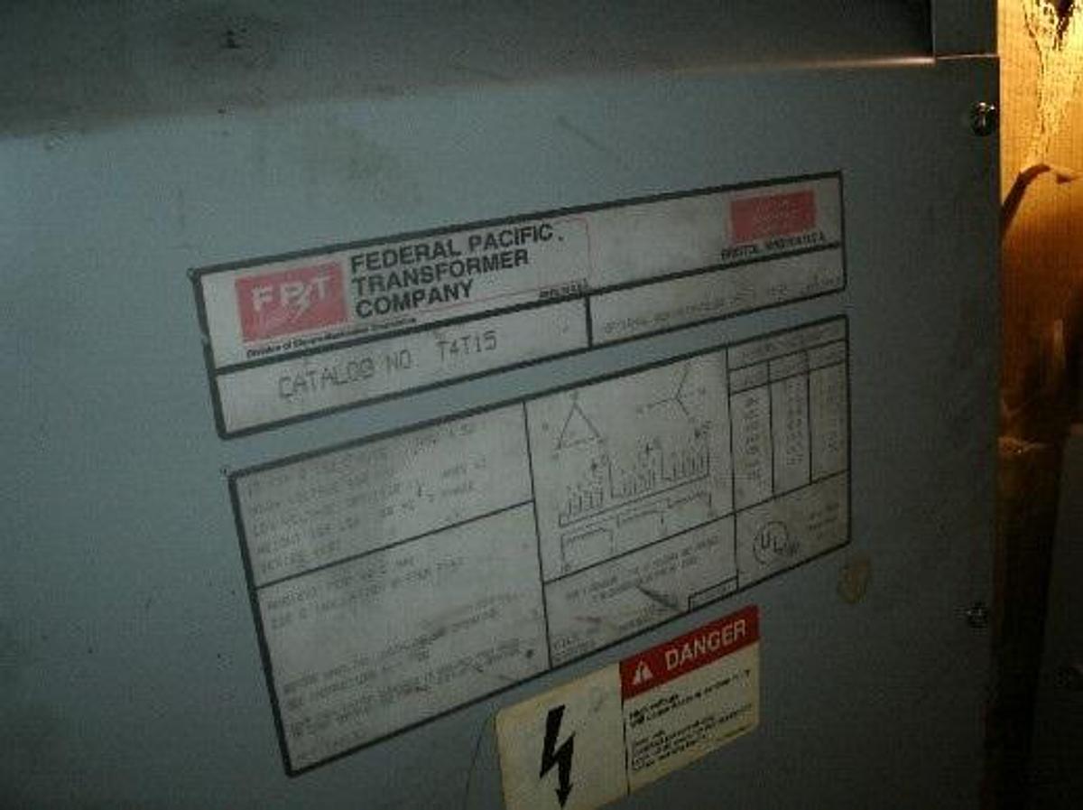 Used Federal Pacific 15KVA Transformer
