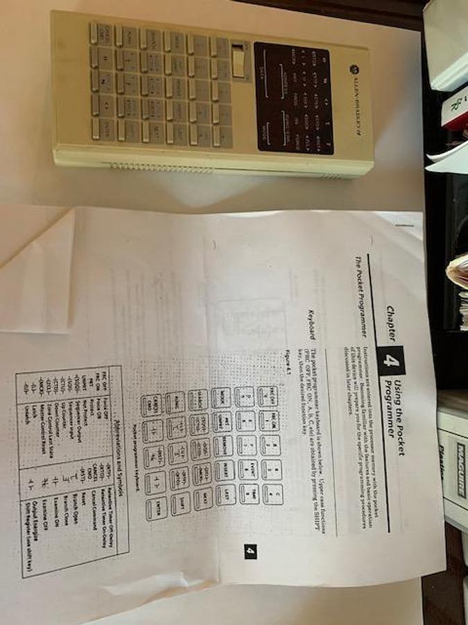 Used Allen Bradley SLC Pocket Programmer