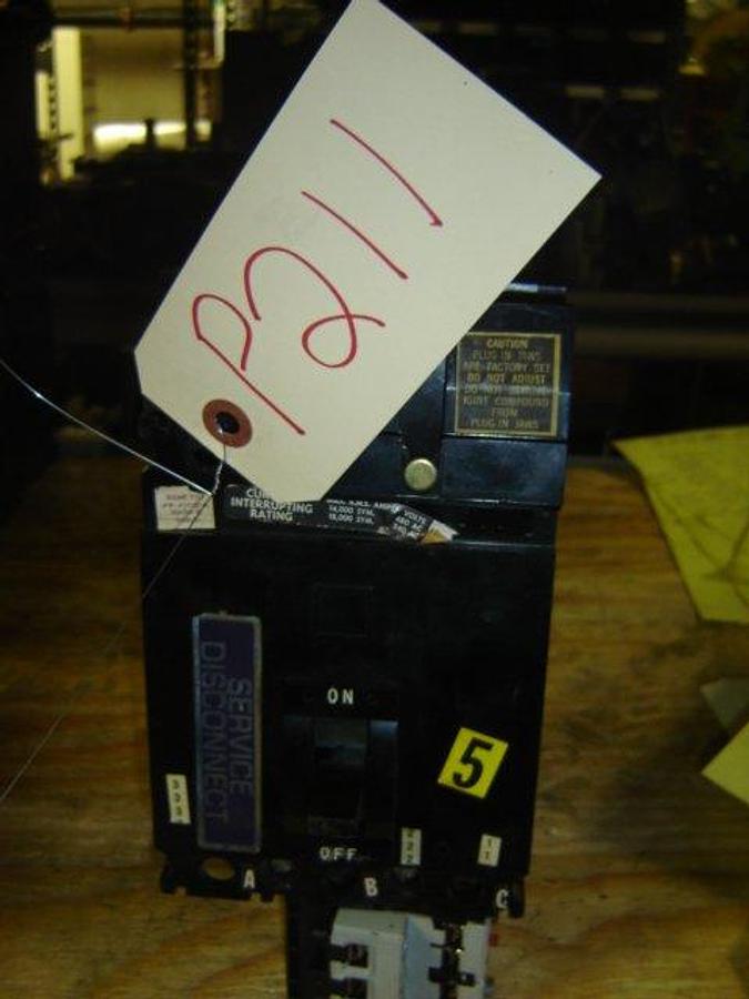 Used SquareD Cat.FA34040 3pole 40Amp Circ.Br