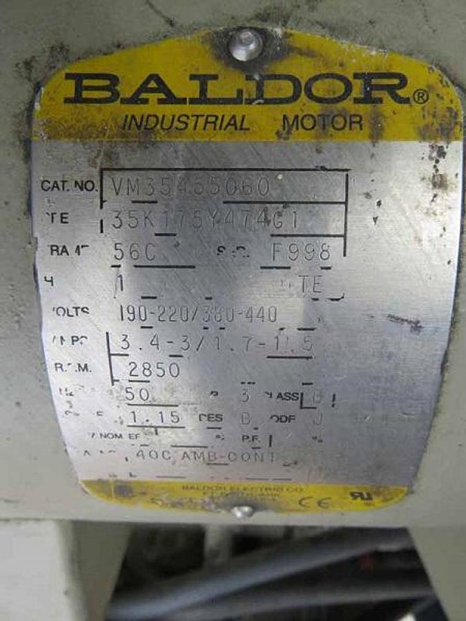 Used 3.5" Davis Standard Extruder 30:1 L/D