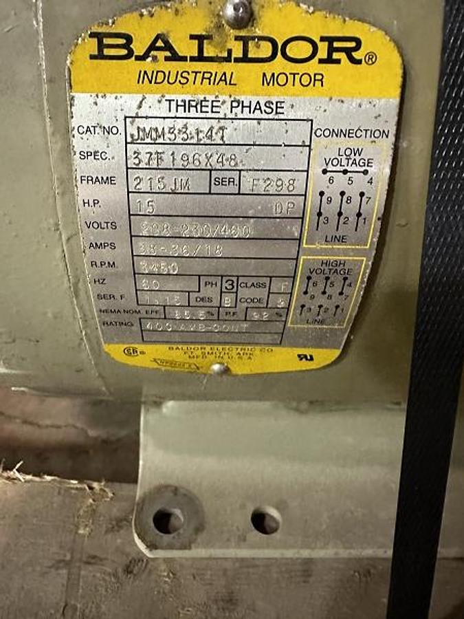 Used Dry Coolers 30 Ton WC Chiller w/Conair PT1400 Pump Tank
