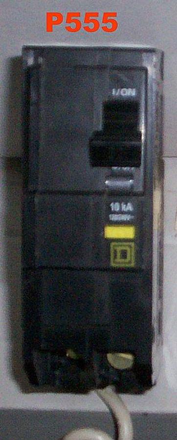 Used Square D Quik-Gard Circuit Breaker/GFI
