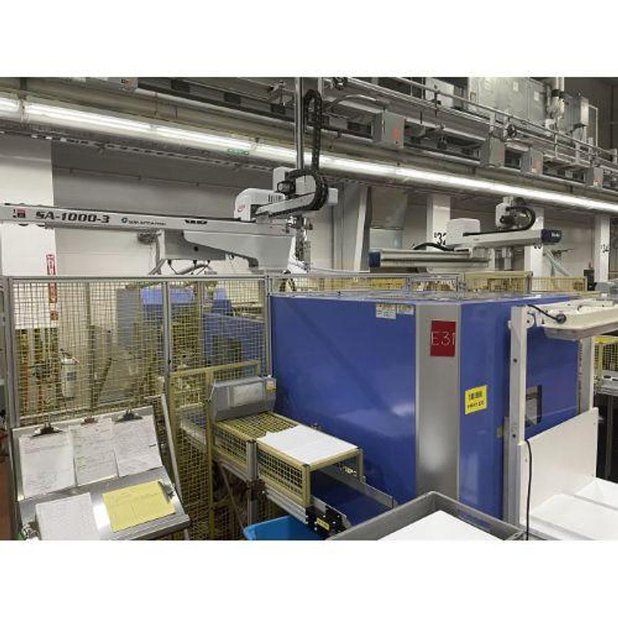 Used 199 Ton JSW All Electric Injection Mold Machine