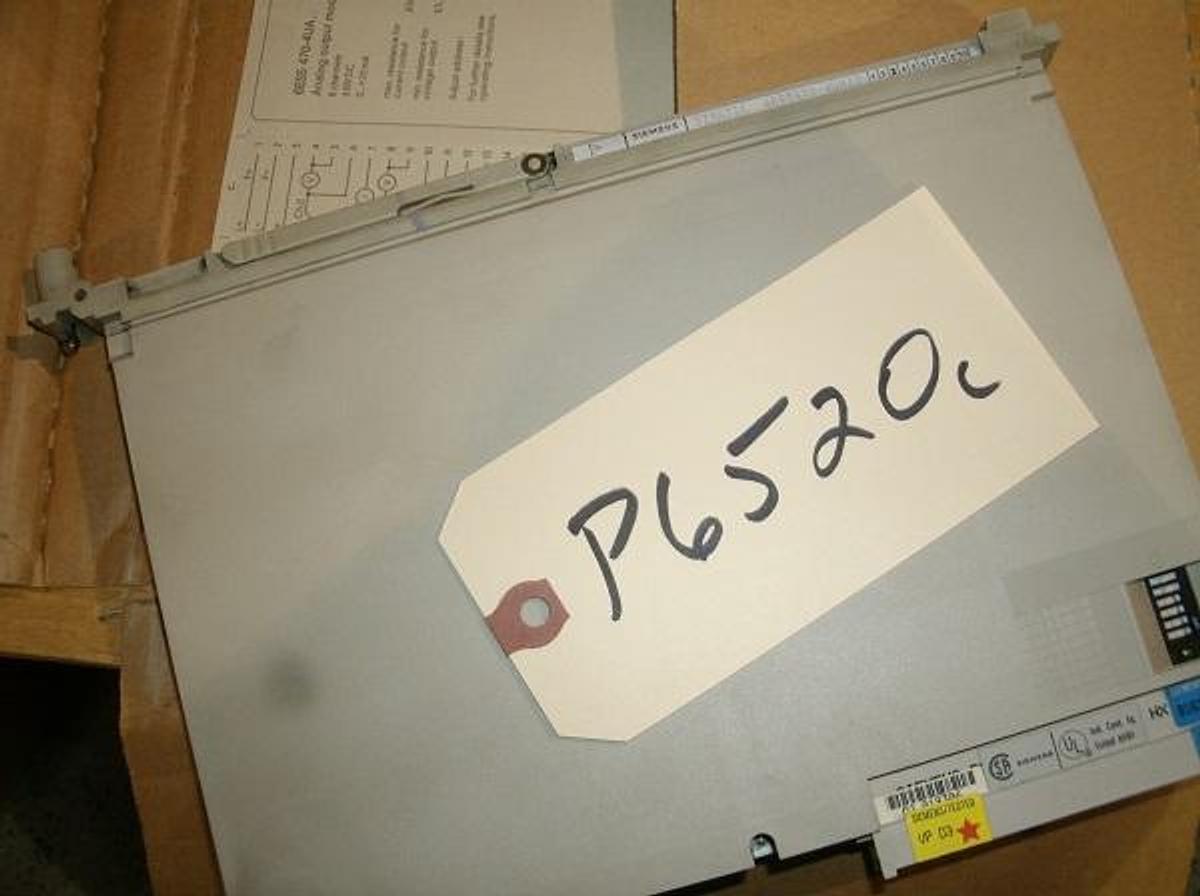 Used Siemens Analog Output Board