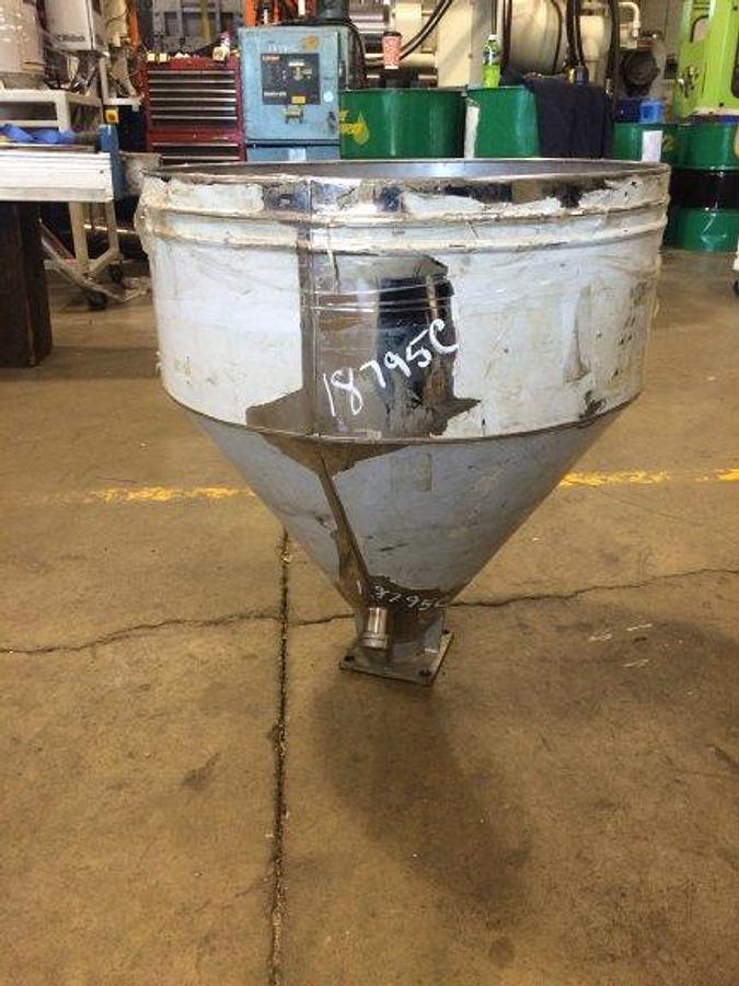 Used 100 lb. Machine Hopper