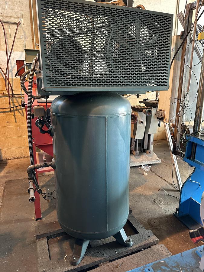 Used Curtis 5 HP Vertical Air Compressor