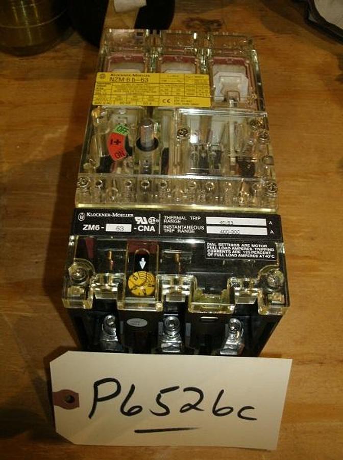 Used Moeller Circuit Breaker Safety Switch