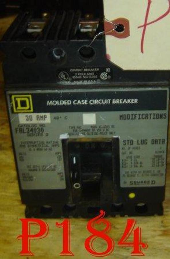 Used SQUARE D CIRCUIT BREAKER