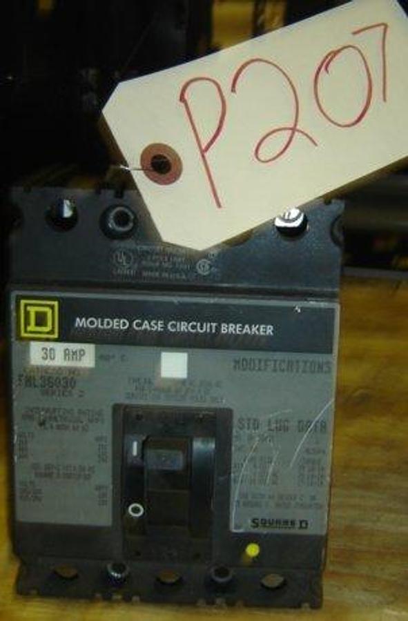 Used SquareD Cat.FAL36030 3pole 30 Amp Ser.2