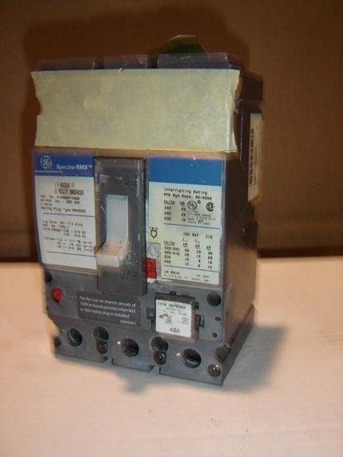Used GE CIRCUIT BREAKER 60AMP 3POLE 600VAC